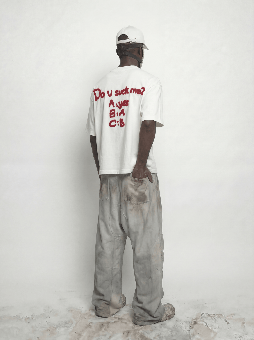 DO U SUCK ME CHENILLE T-SHIRT