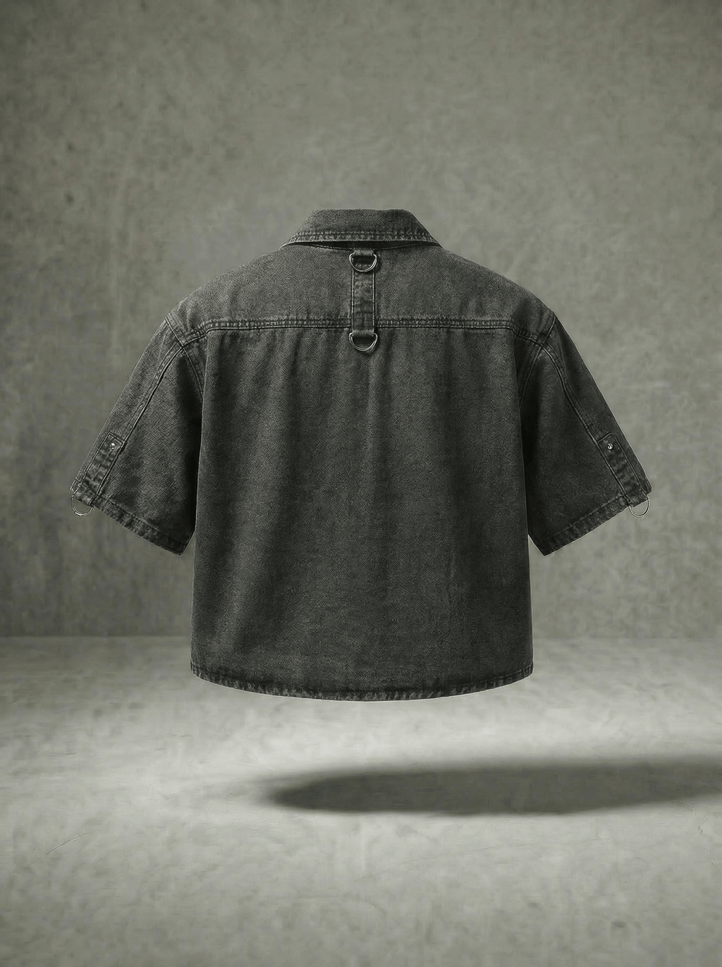 UTILITY HARNESS DENIM SHIRT