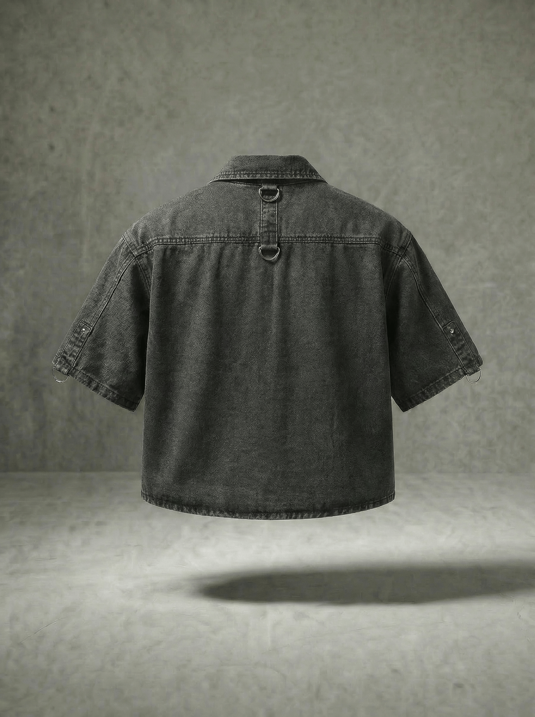 UTILITY HARNESS DENIM SHIRT
