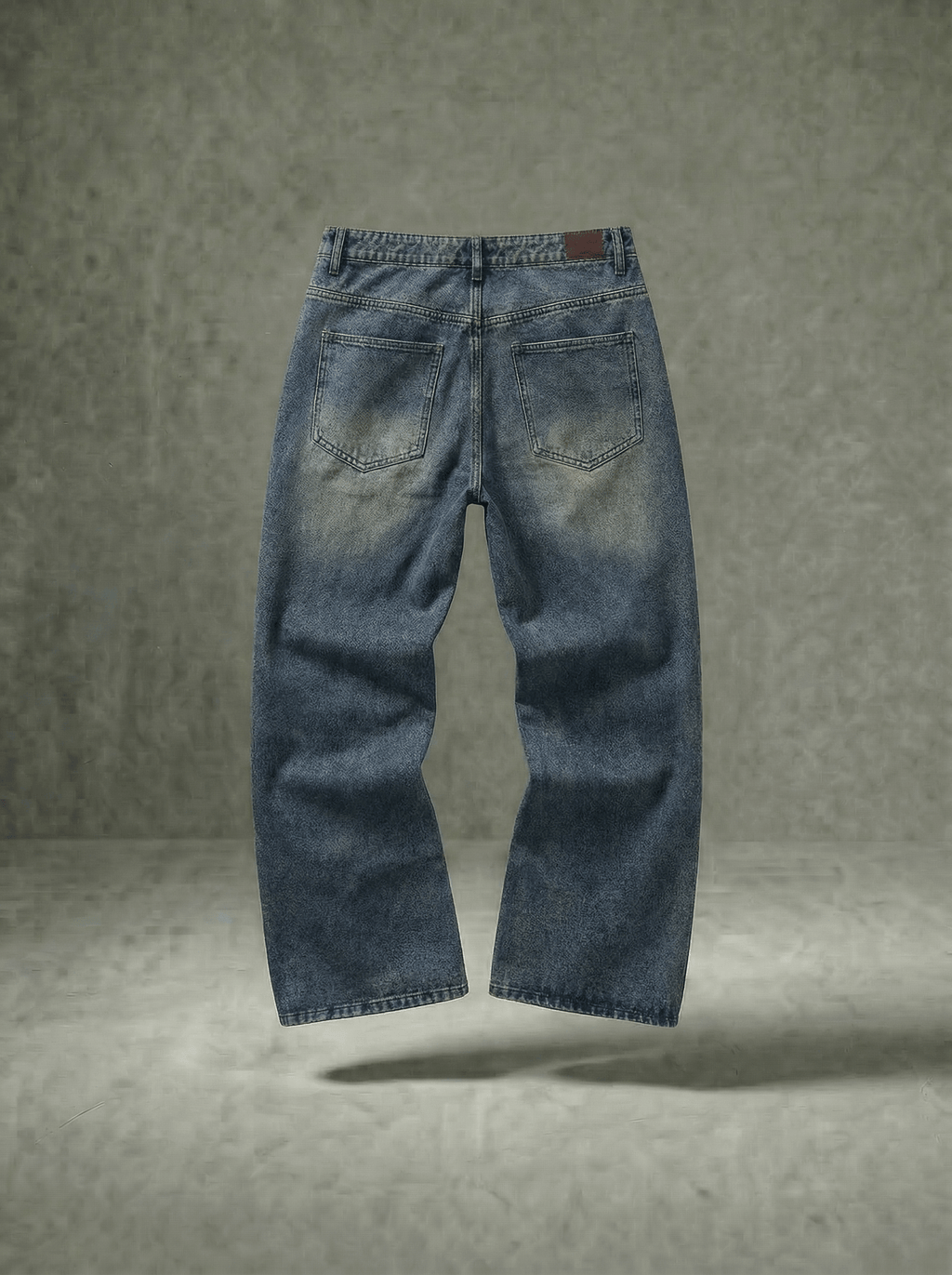 VERTICAL RHINESTONE STRIPE BALLOON JEANS