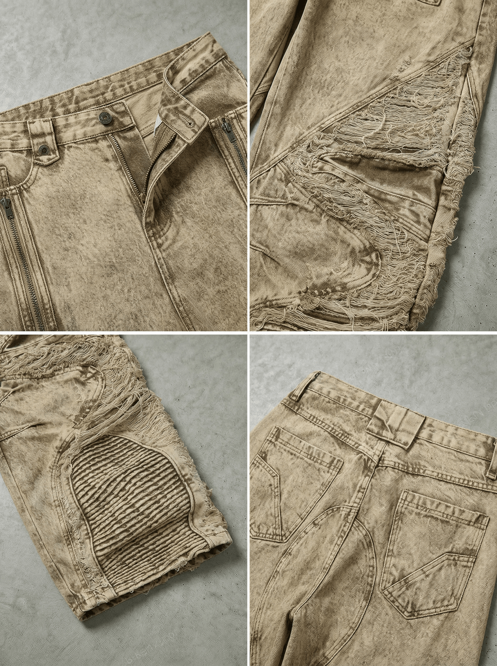 DISTRESSED BALLON JEANS