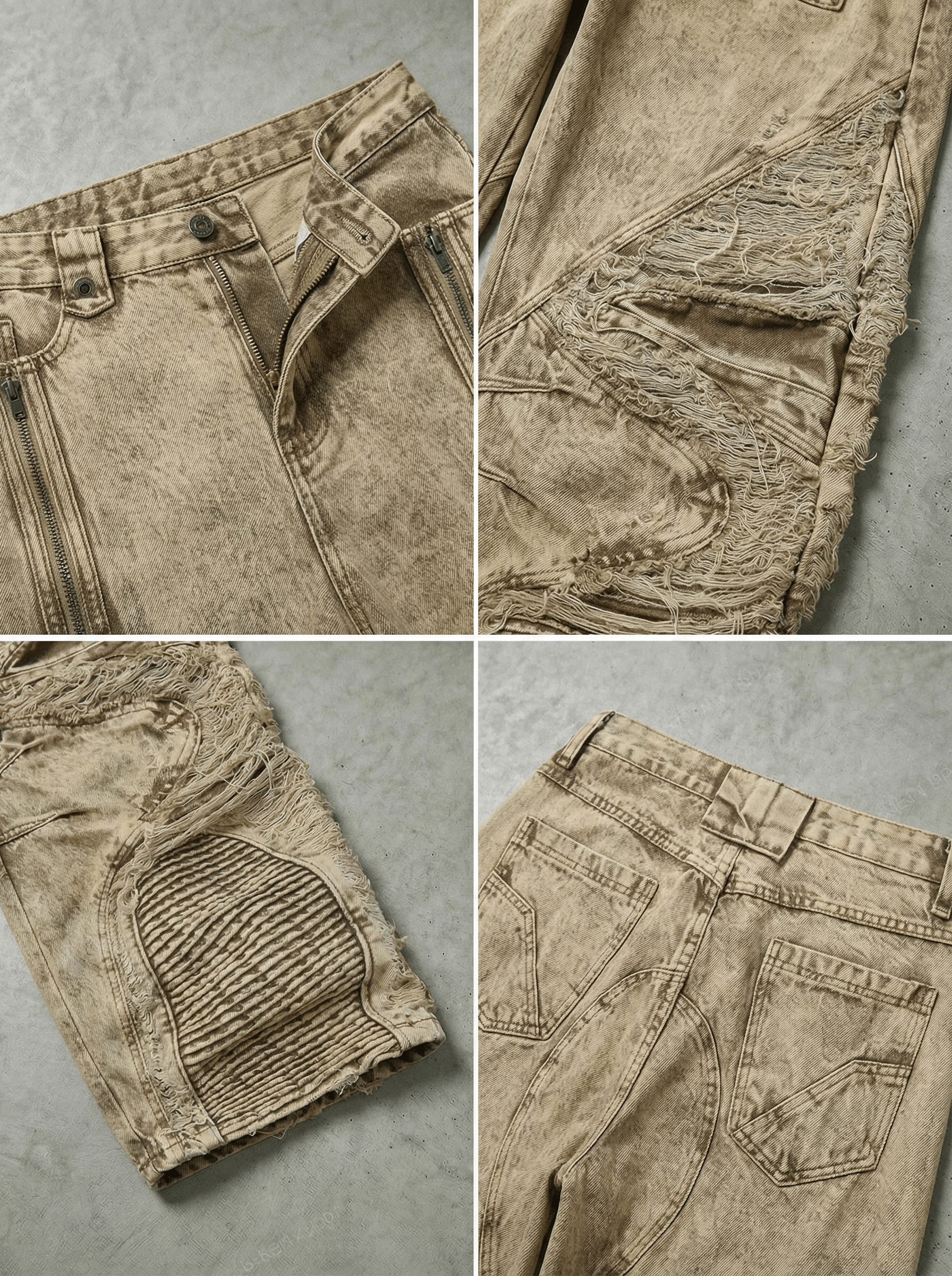 DISTRESSED BALLON JEANS