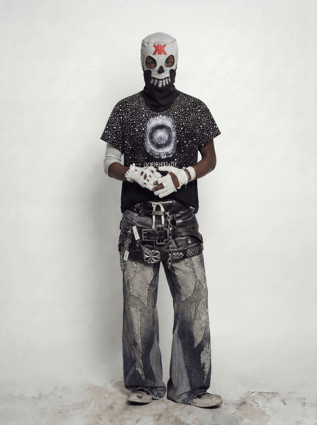 STARRY EYE RHINESTONE T-SHIRT