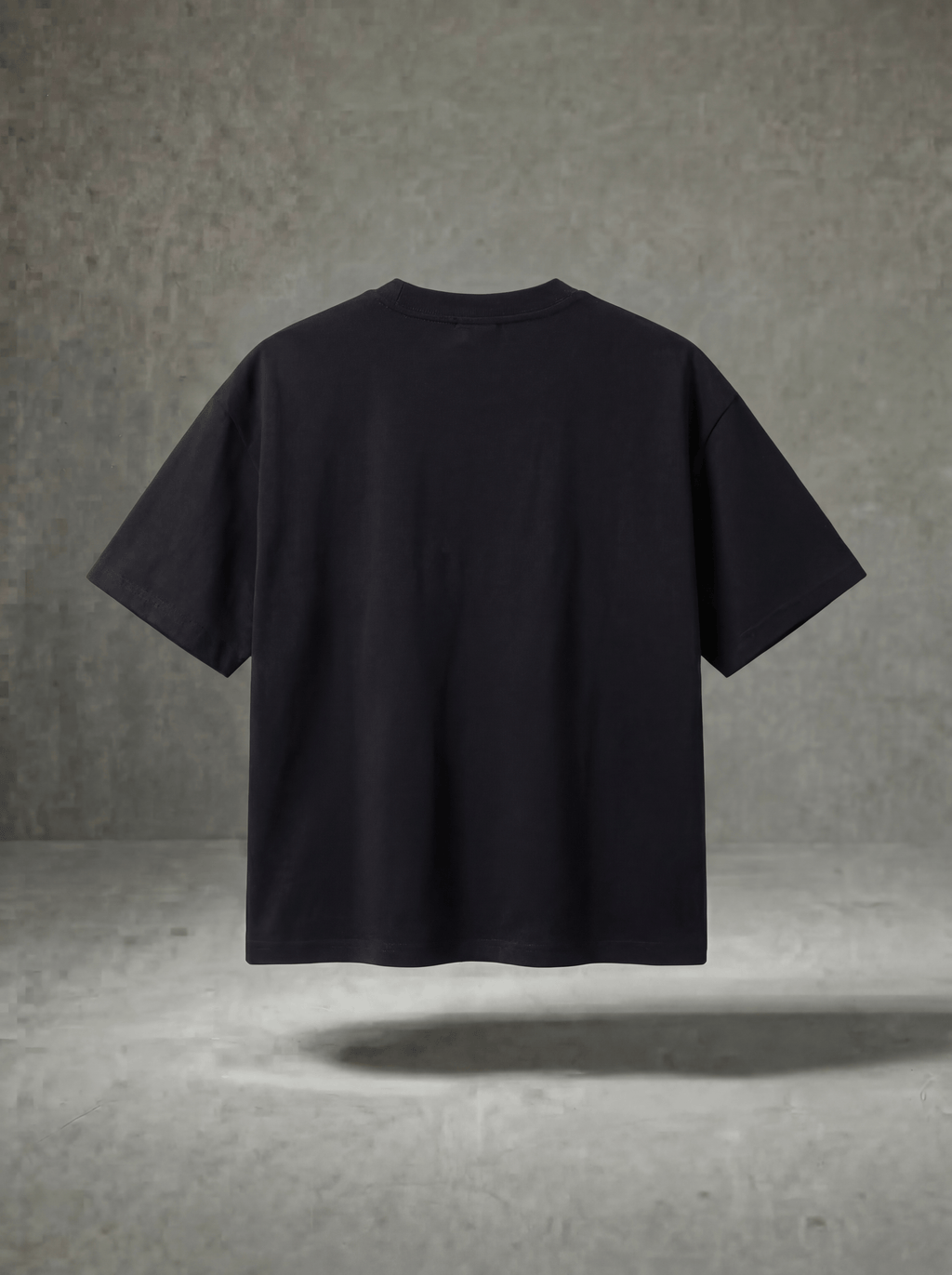 SILVER STUDDED CROSS T-SHIRT
