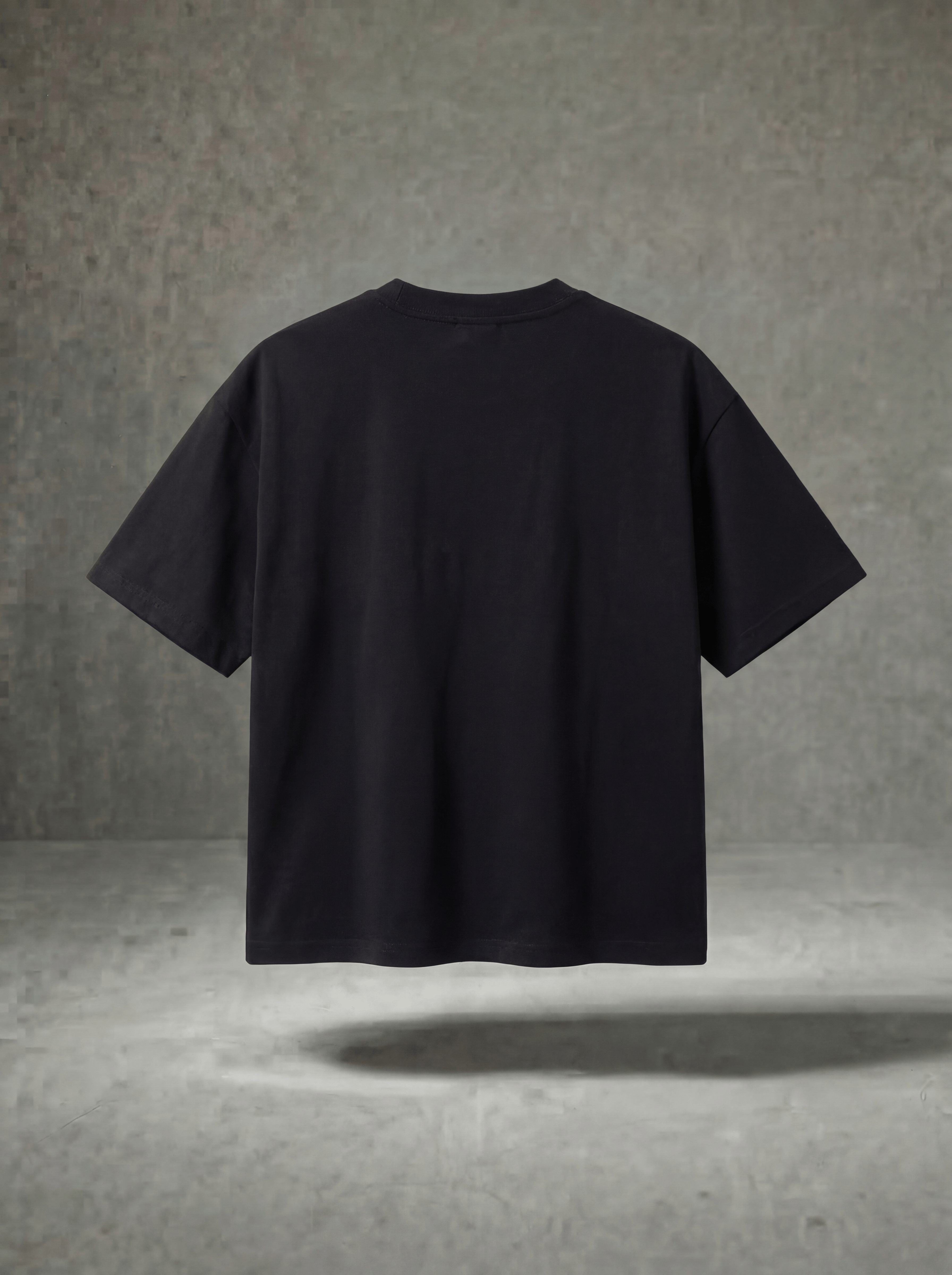 SILVER STUDDED CROSS T-SHIRT