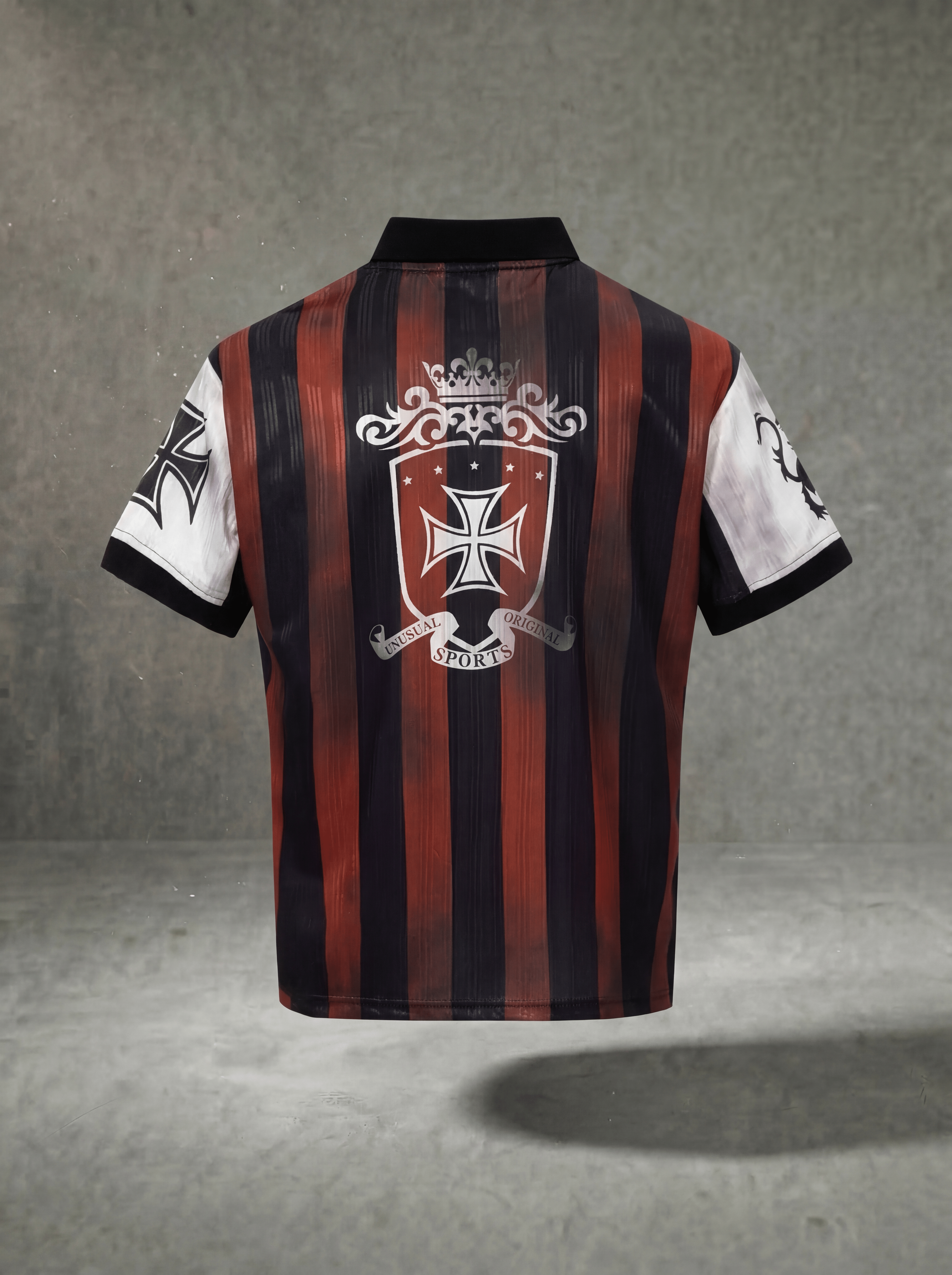 NEVER DEVIATE STRIPED JERSEY SHIRT