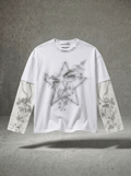 EYE & LOCK STUDDED LONGSLEEVE