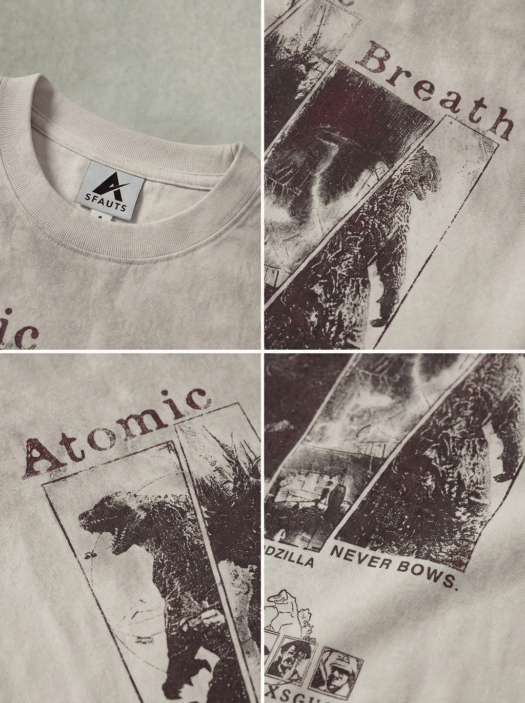 ATOMIC BREATH GODZILLA T-SHIRT