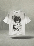 AROUSE PUNK PORTRAIT WASHED T-SHIRT