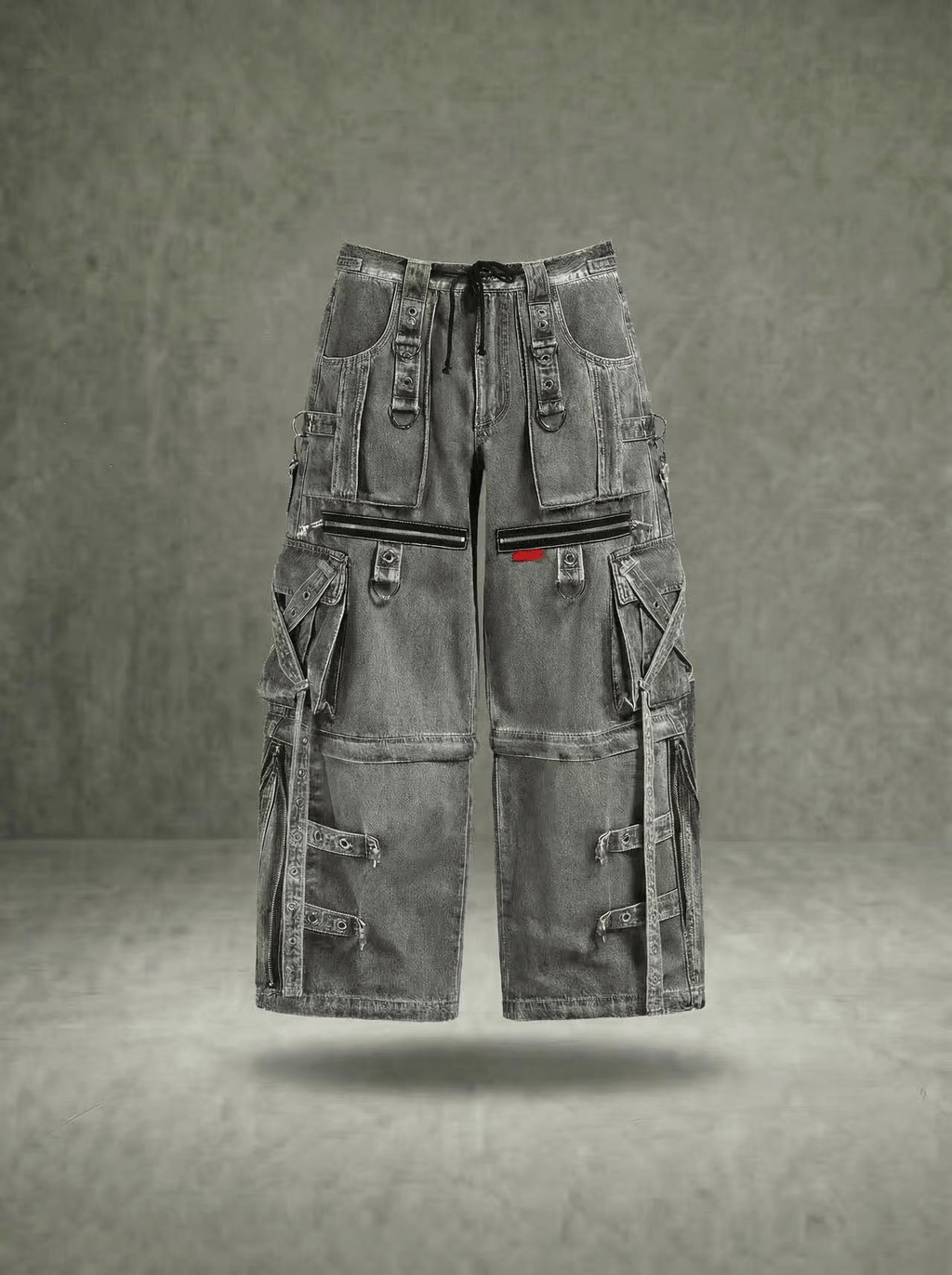 MULTI POCKET UTILITY CARGO JEANS