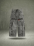 MULTI POCKET UTILITY CARGO JEANS