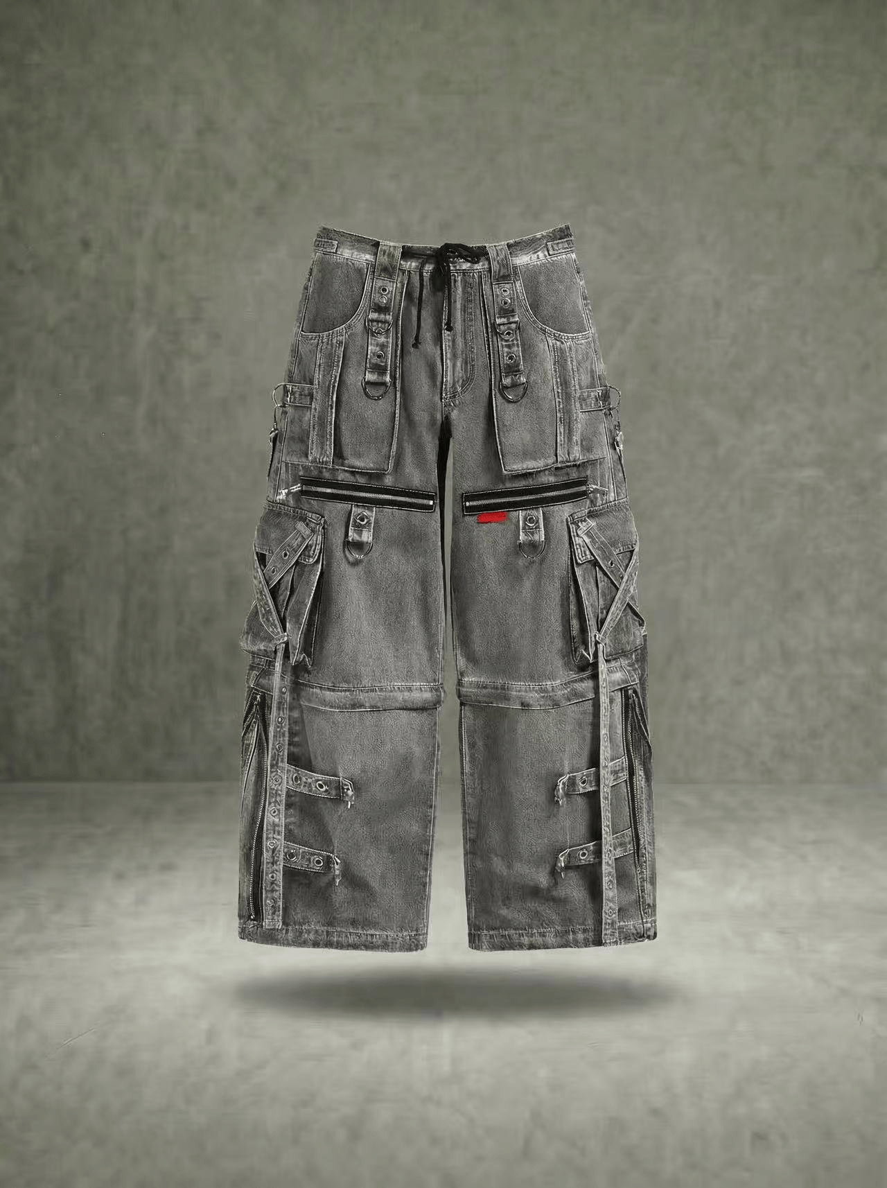 MULTI POCKET UTILITY CARGO JEANS