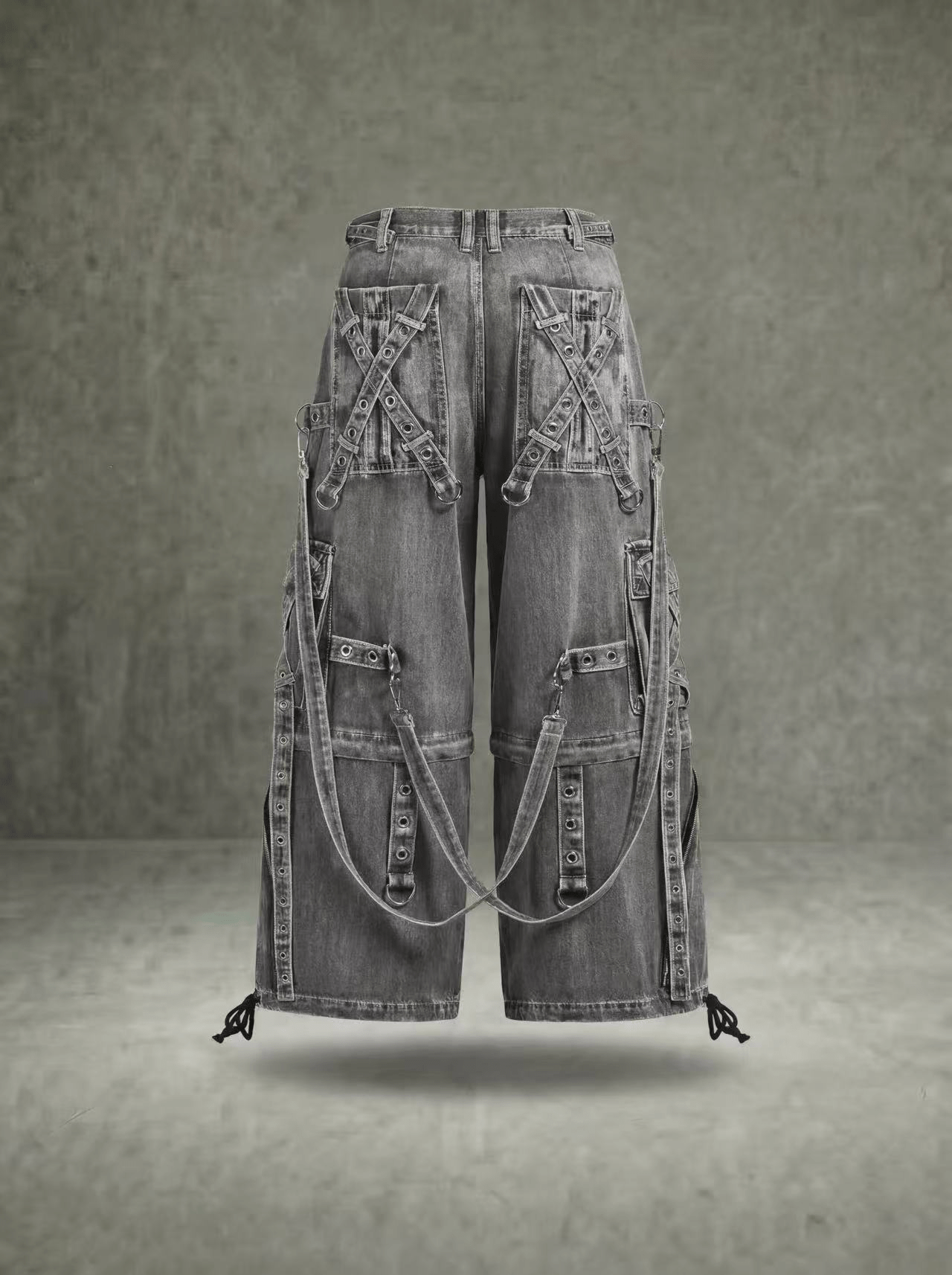 MULTI POCKET UTILITY CARGO JEANS