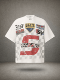 RACING CHECKER WAFFLE T-SHIRT