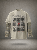VINTAGE ROCK CAMO FAKE LAYER DISTRESSED LONGSLEEVE