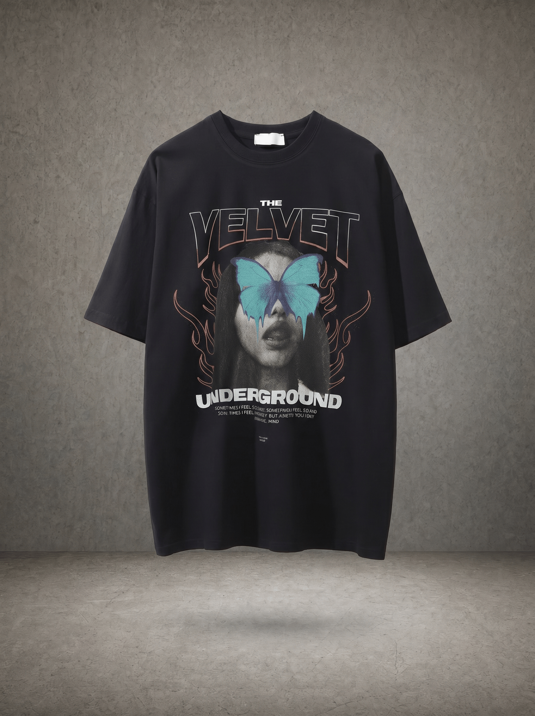 UNDERGROUND BUTTERFLY WASHED VINTAGE TEE