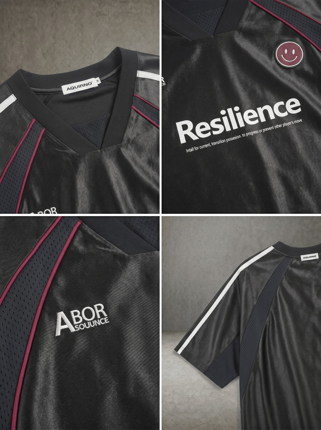 RETRO V-NECK FOOTBALL JERSEY