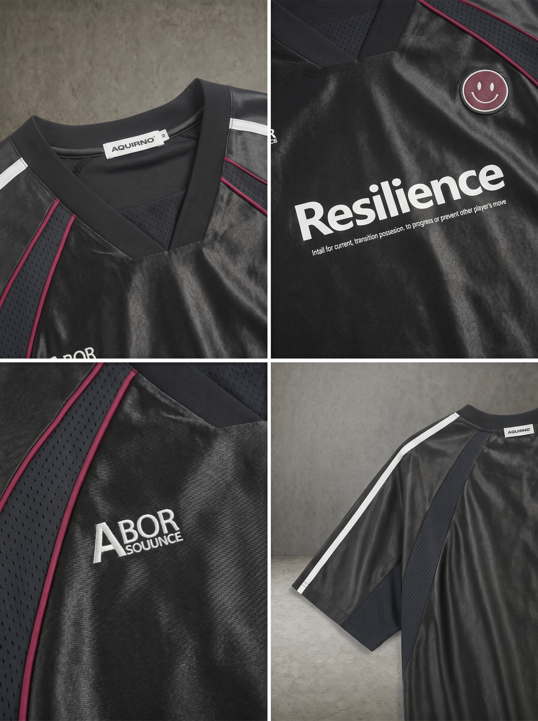 RETRO V-NECK FOOTBALL JERSEY