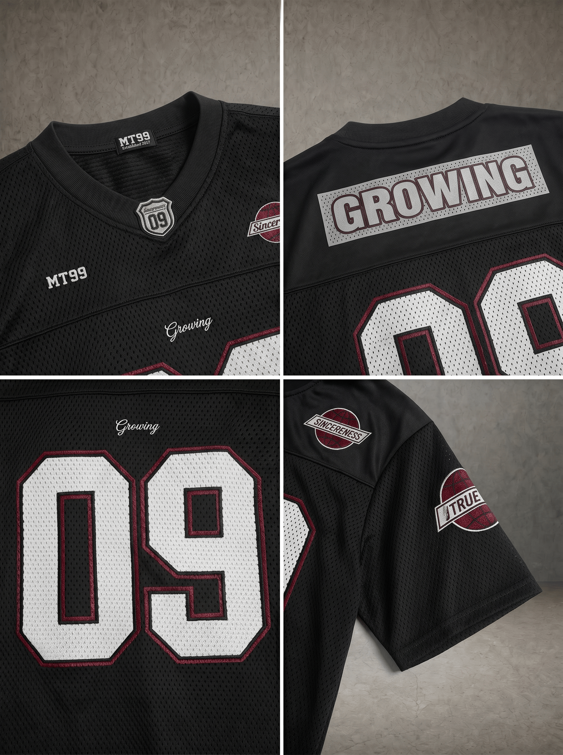09 MESH FOOTBALL JERSEY