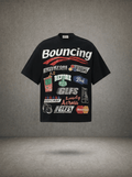 BOUNCING RETRO LOGO COLLAGE T-SHIRT