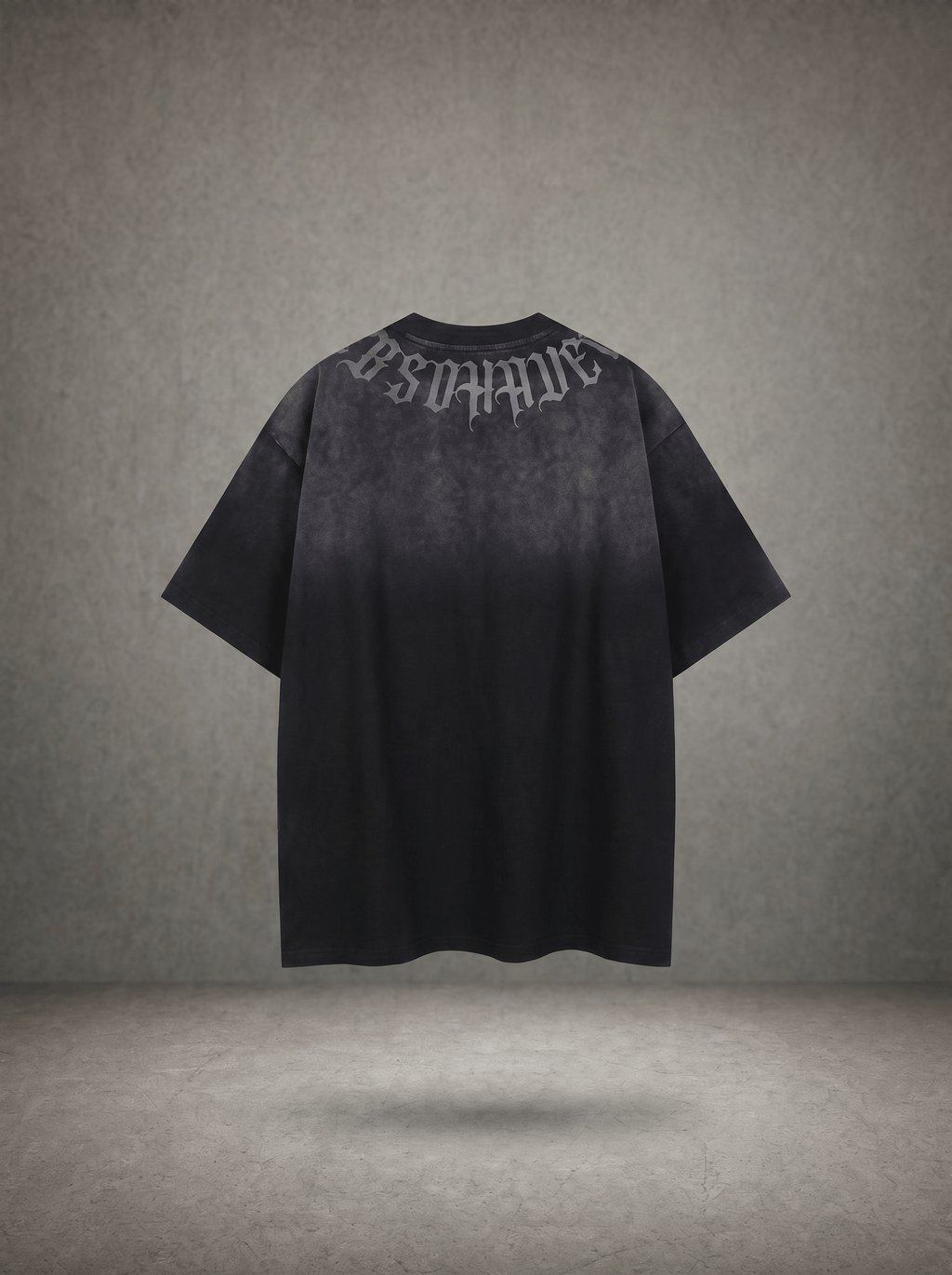 GRADIENT GOTHIC TEXT T-SHIRT