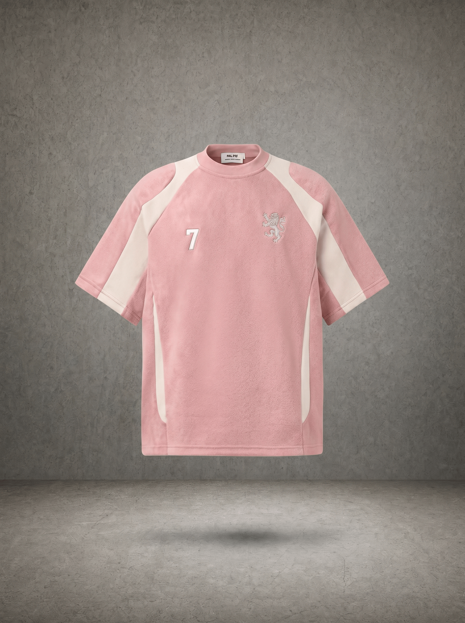 MESH PANEL RETRO FOOTBALL T-SHIRT