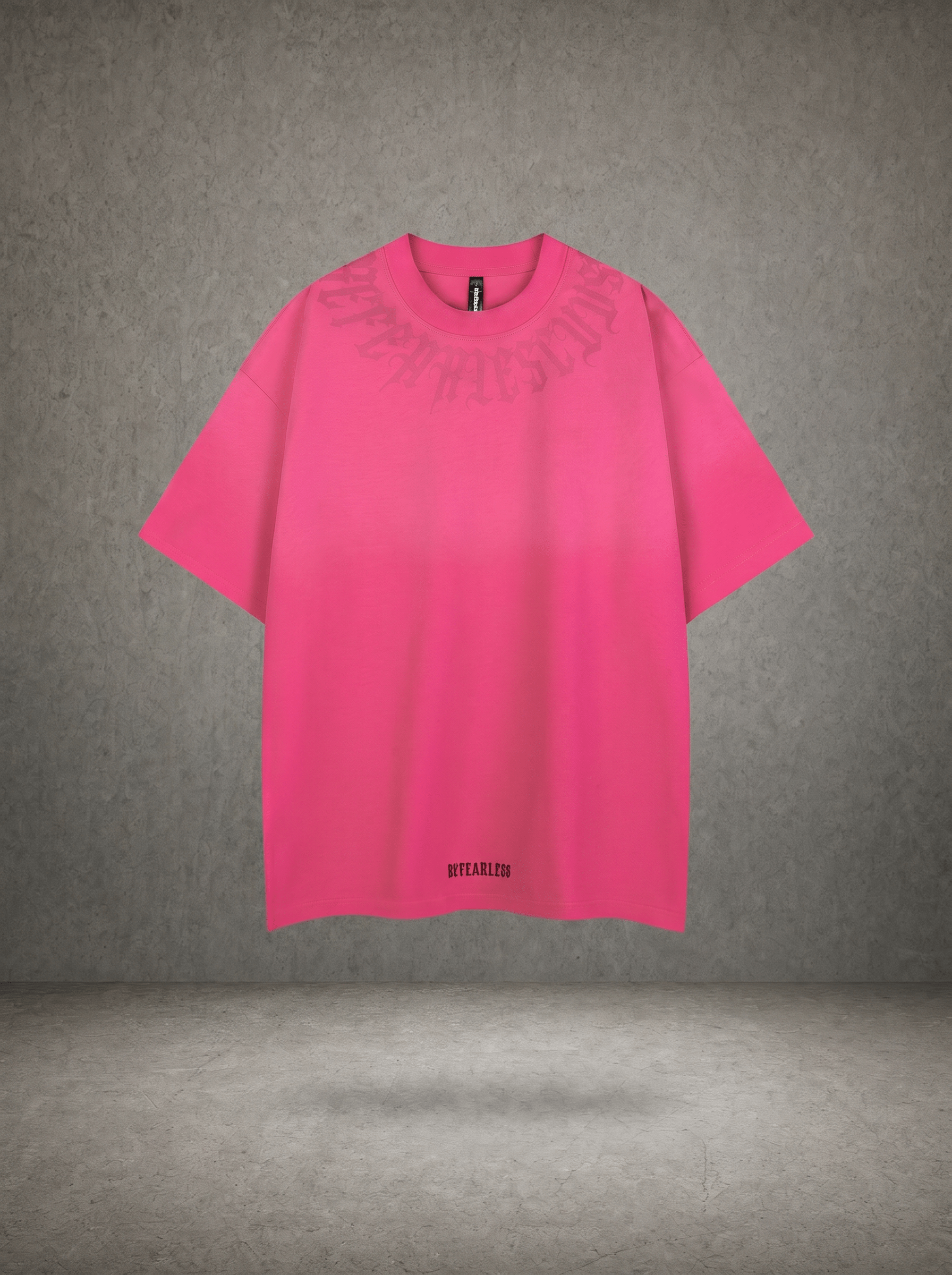GRADIENT GOTHIC TEXT T-SHIRT