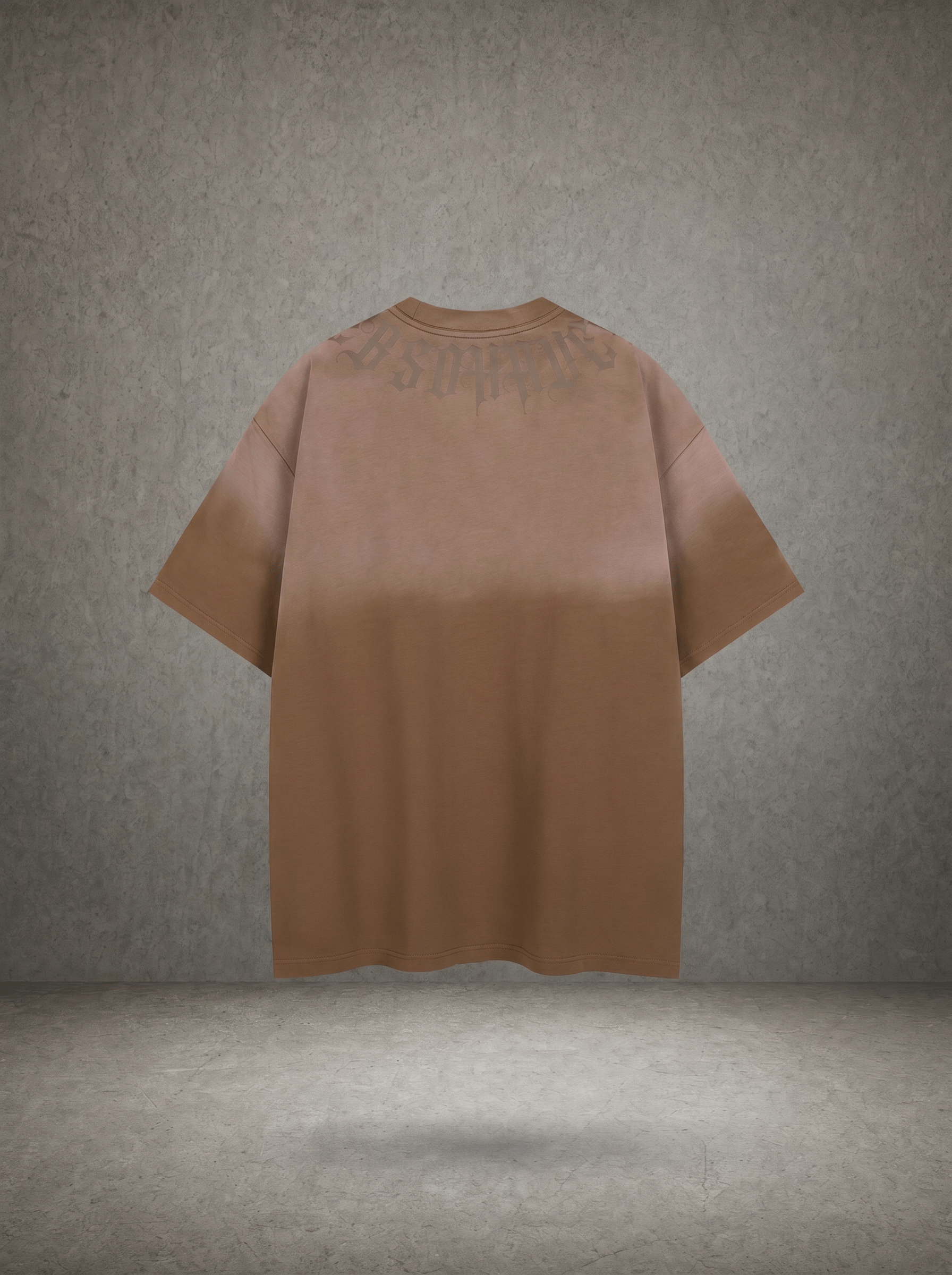 GRADIENT GOTHIC TEXT T-SHIRT