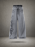 DOUBLE WAIST Y2K WIDE-LEG SWEATPANTS