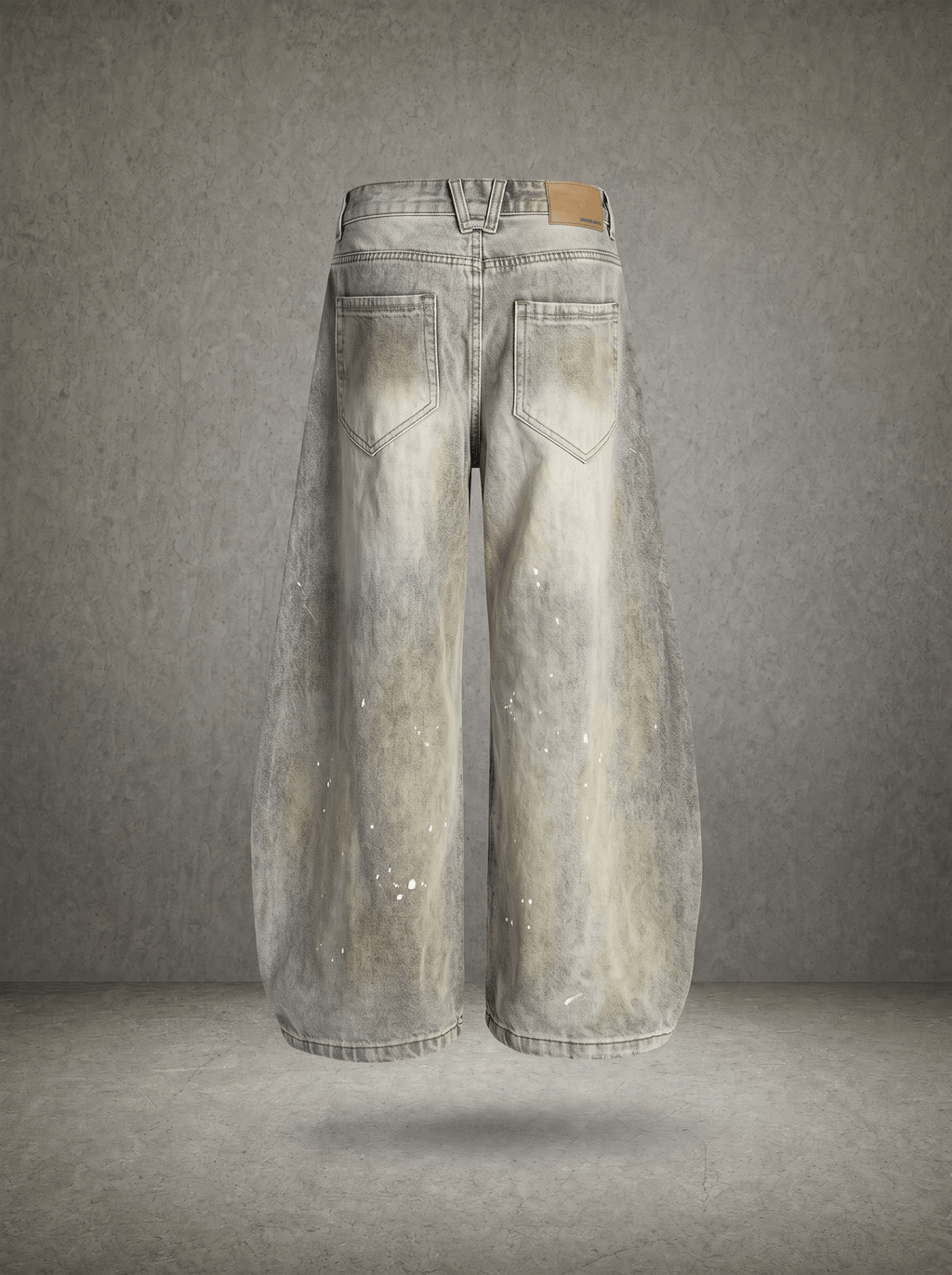 DIRT WASH DESTROY BALLOON DENIM