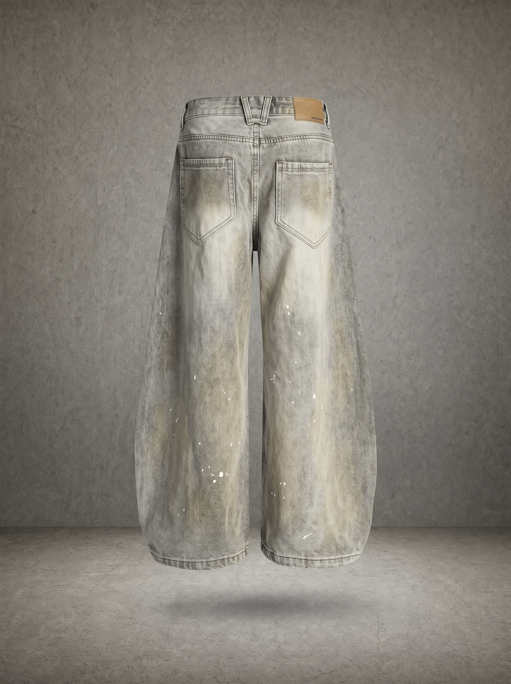 DIRT WASH DESTROY BALLOON DENIM