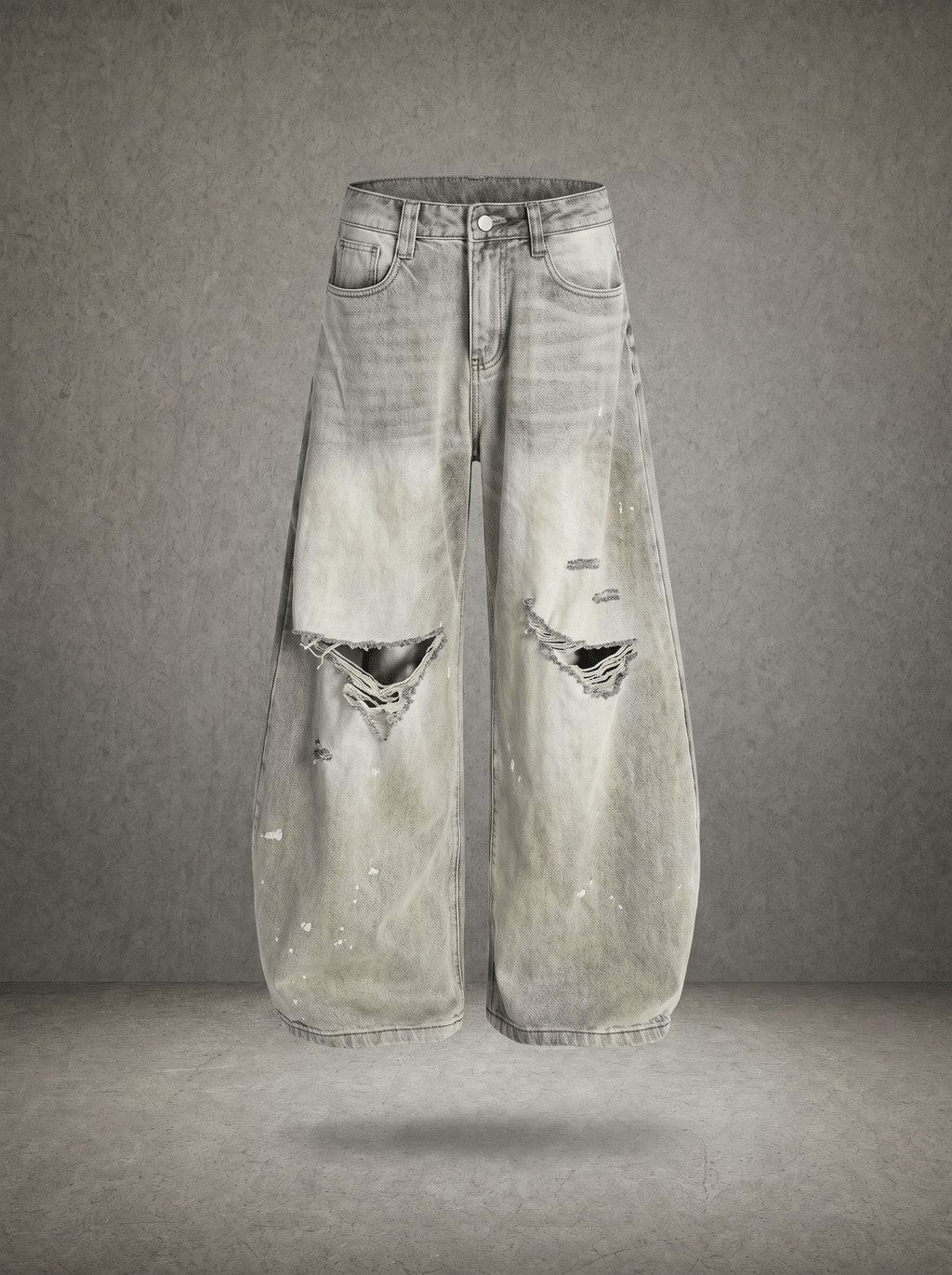 DIRT WASH DESTROY BALLOON DENIM