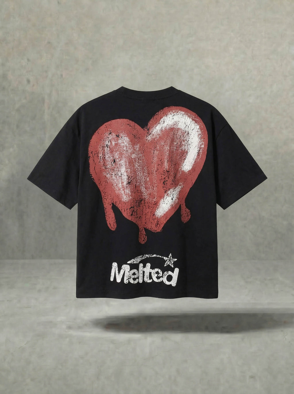 SKELETAL MELTED HEART T-SHIRT
