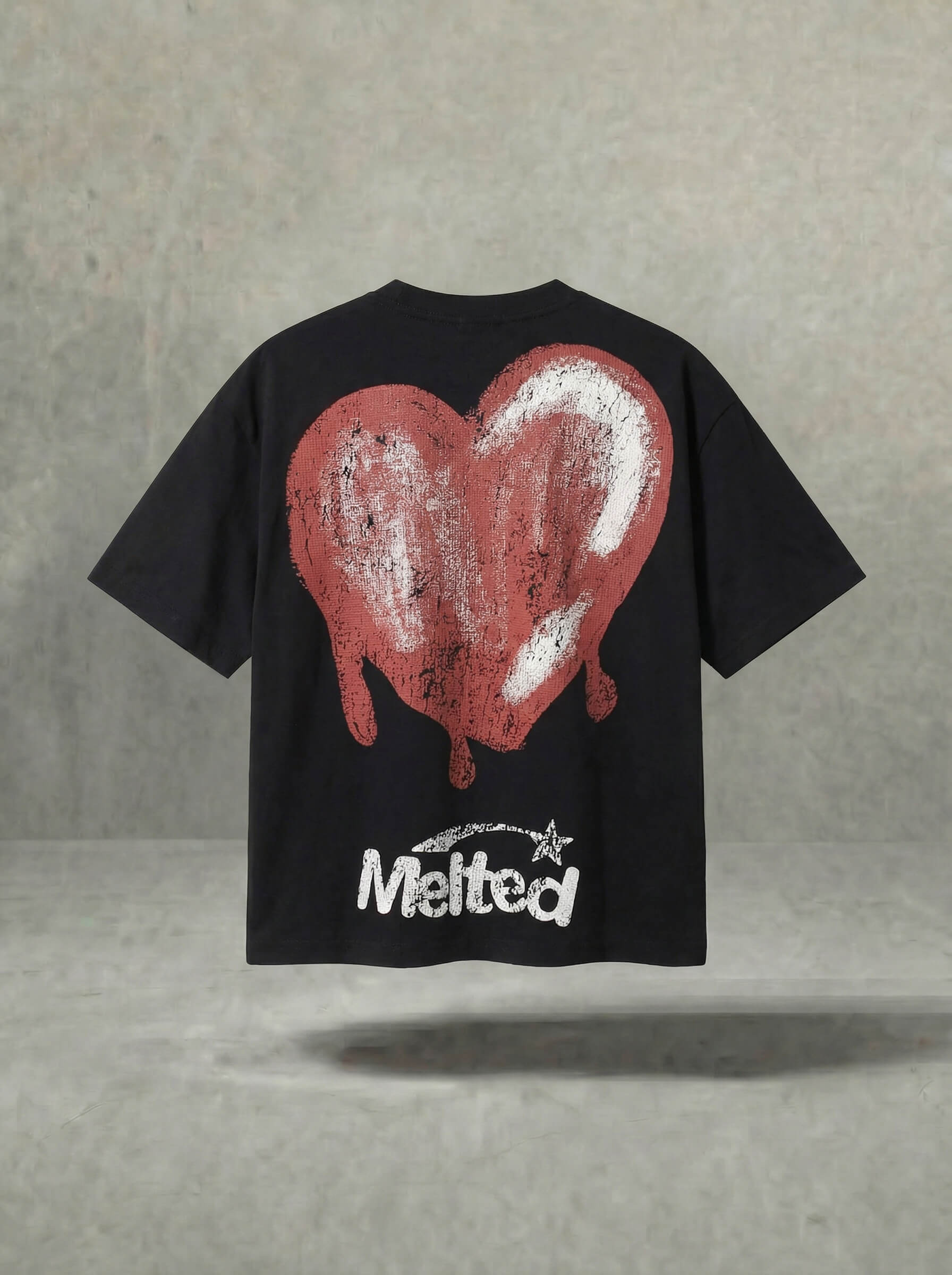 SKELETAL MELTED HEART T-SHIRT