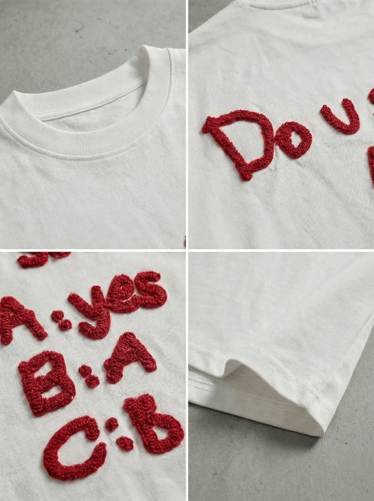 DO U SUCK ME CHENILLE T-SHIRT