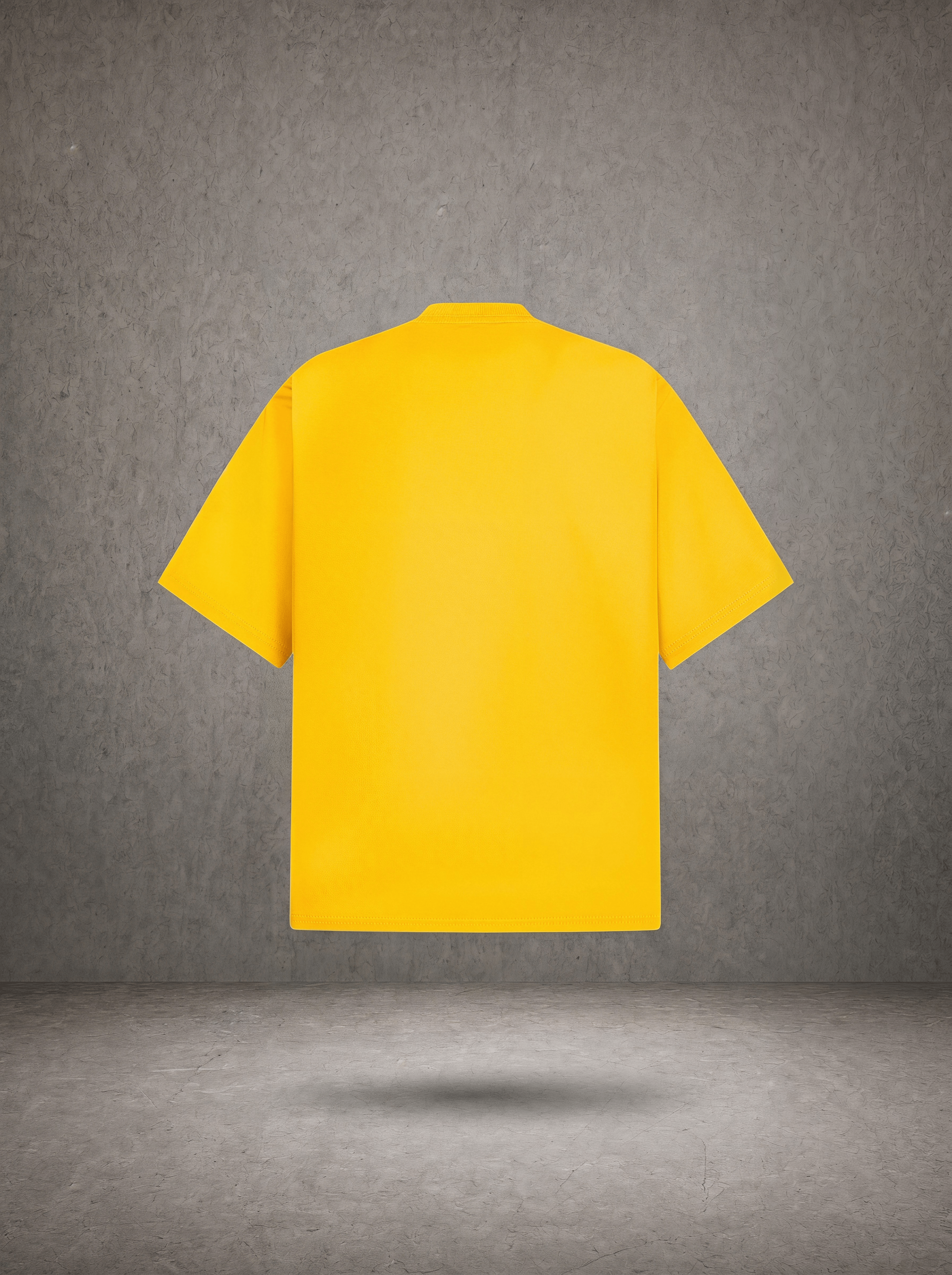 TEXTURED LETTER OVERSIZED T-SHIRT