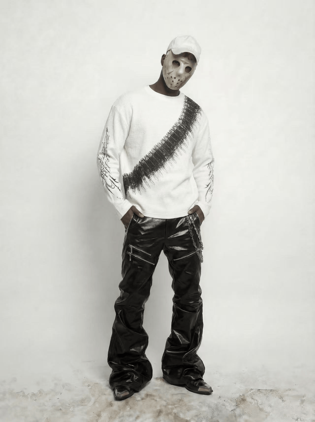BULLET BELT WAFFLE LONGSLEEVE
