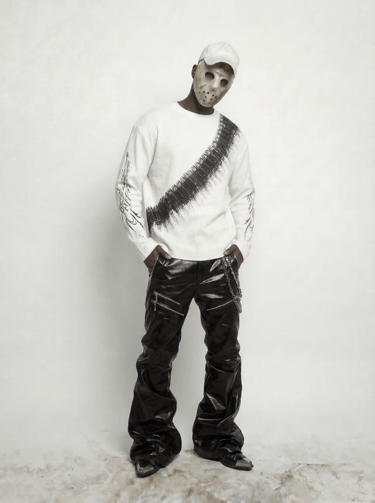 BULLET BELT WAFFLE LONGSLEEVE
